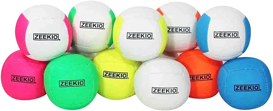 Zeekio Lunar set of 3 UV reactive six-panel juggling balls - view 37