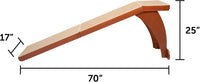 PetSafe CozyUp Bed Ramp, Supports Pets Back & Joints - Cherry / Ramp - image 4