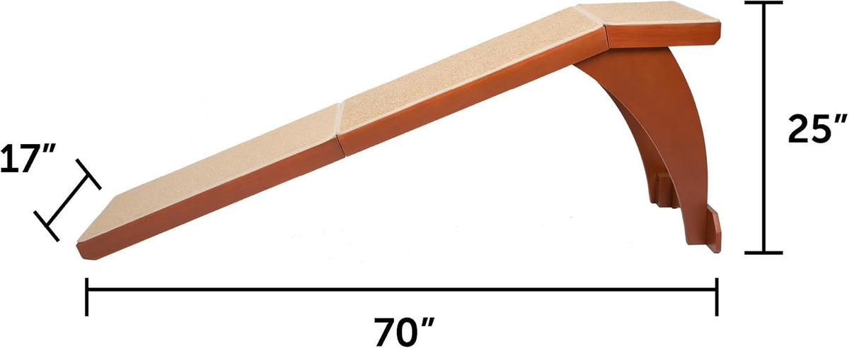 PetSafe CozyUp Bed Ramp, Supports Pets Back & Joints - Cherry / Ramp - image 4