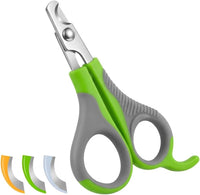 Pet Nail Clippers U07.2, Professional Claw Trimmer - Small / #02 Green/Grey