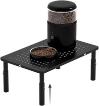 W‌SOWX Adjustable Automatic Cat Feeder Stand - Black