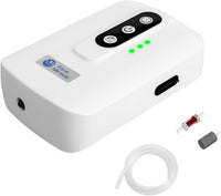 AquaMiracle Lithium Battery Powered Portable Aquarium Air Pump - For Tanks up to 60Gal