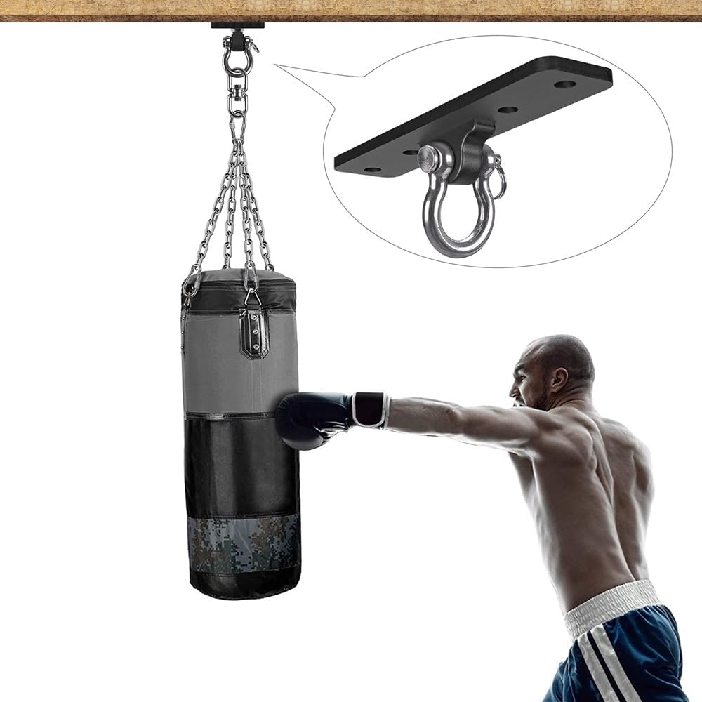 Dolibest Ceiling Mount Swing Hanger Heavy Duty Swing Set Hook - 4 Holes Ceiling Anchor- 2 Pack - image 2