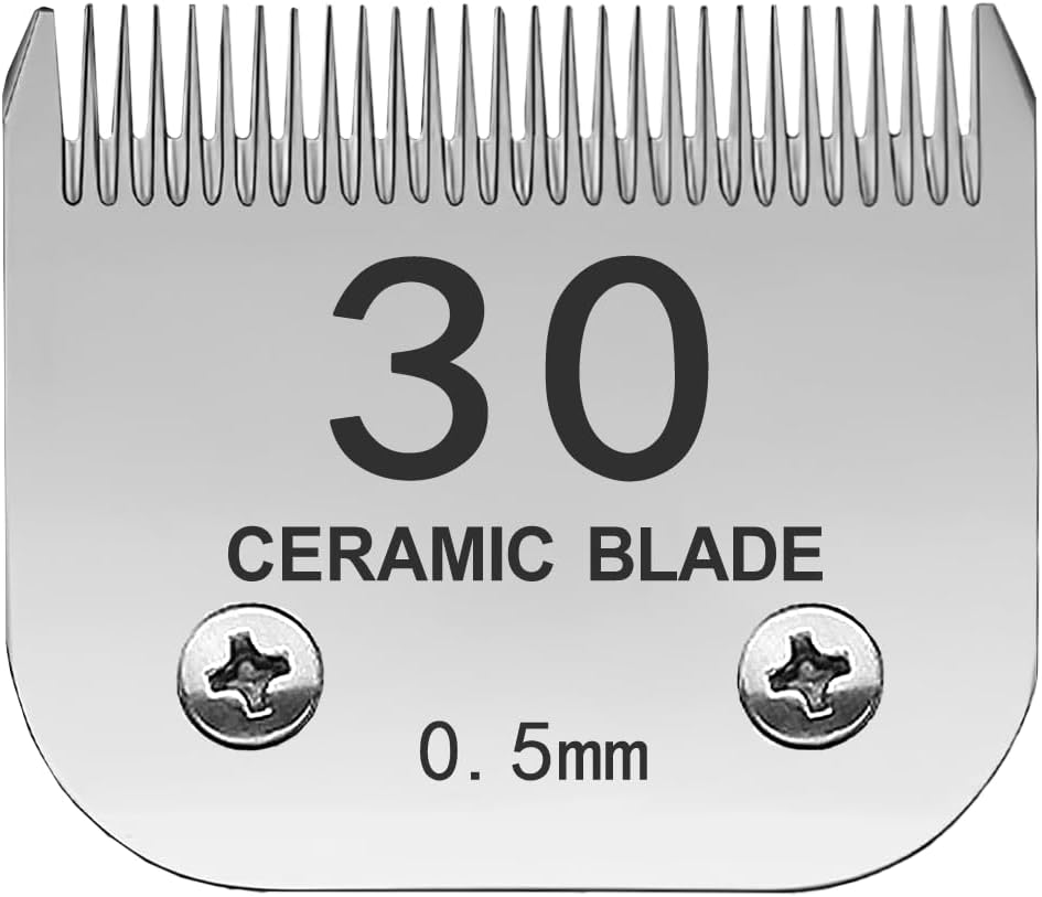 TRAH 3-3/4FC Blade Dog Grooming Clipper Replacement Blades Compatible - 30# 0.5mm