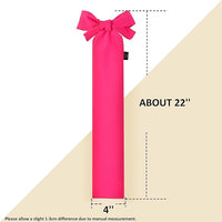 Harrison Howard Stretchy Horse Tail Guard - Breathable & Protects - Slip On Design - 2 Strand Closure - 22" L Light Pink