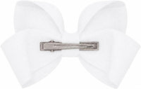 Motique Accessories 4 inch dusty rose grosgrain hair bow for girls on a metal alligator clip - view 24