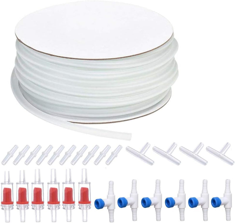 ALEGI Aquarium Airline Tubing with Air Pump Accessories Set