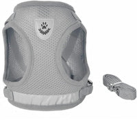 FEimaX Dog Harness and Leash Set for Walking - Grey / X-Large - image 2
