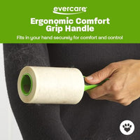 Evercare Ultra Sticky Pet Lint Roller Value Pack with 2 Lint Rollers and 3 Refill Rolls, 60 Sheets Each Multicolor