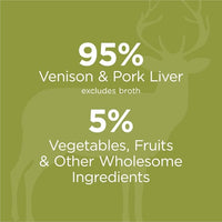 Instinct Original Pate Wet Cat Food, Grain Free Recipe - Real Venison, 5.5 oz. Cans (Pack of 12)