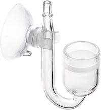 Aquarium Glass CO2 Diffuser Atomizer with U Tube Check Valve Suction - Common version (and without U tube)