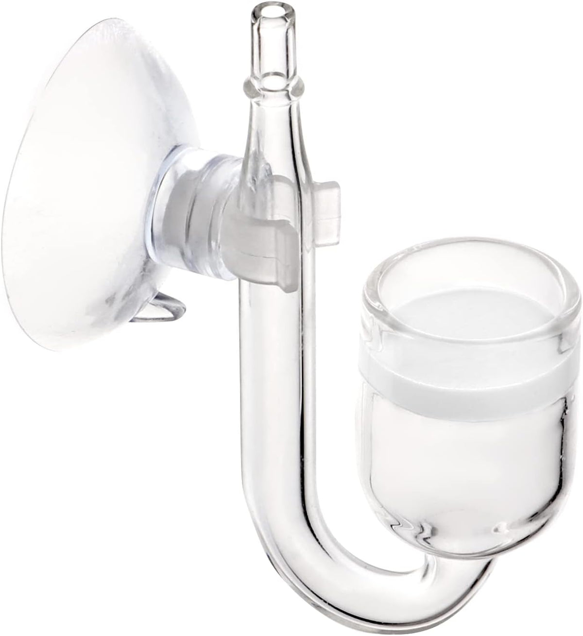 Aquarium Glass CO2 Diffuser Atomizer with U Tube Check Valve Suction - Common version (and without U tube)