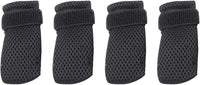 Cat Claw Covers-4pcs Cat Nail Caps Cat Nail Covers Caps Shoes Cats Socks Cat Booties to Prevent Scratching Cat Paw Protector Pet Grooming Booties for Bathing Shaving Checking