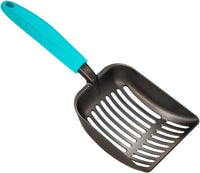Cat Litter Scoop, Non-Stick Plated Aluminum Alloy Sifter - Medium / #02 Turkish Blue