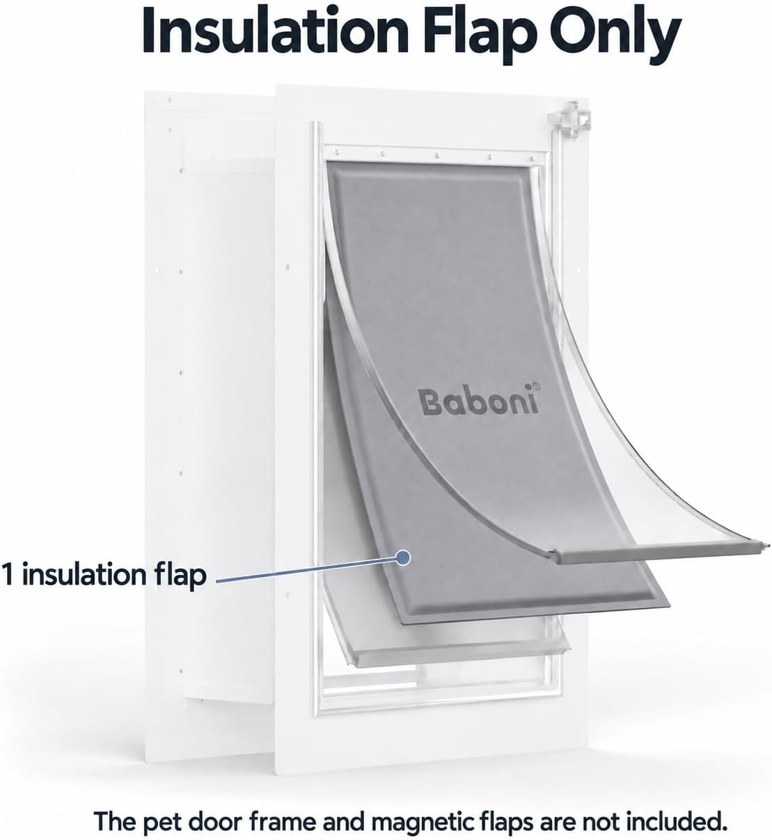 Baboni Replacement Insulated Flap for Baboni Pet Door - Large - image 3