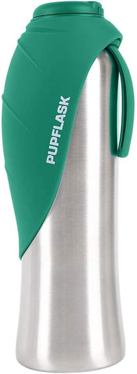 PupFlask Large Dog Water Bottle - 40 Ounce / Quetzal Green