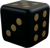 funnysquee 3.15 inch foam dice toy with large numbers, Fortunate Red - view 2