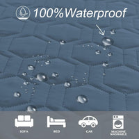 Tcksstex Waterproof Blanket Couch Cover for Dogs Pet Bed Protector – Essentials for Dogs - Navy Blue / 68x82Inch (Pack of 1) - image 3