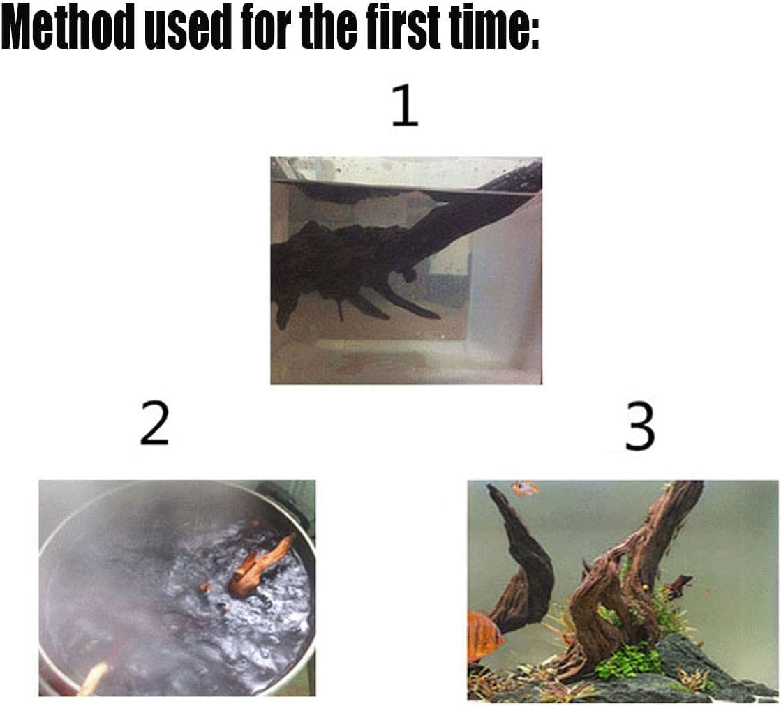 Natural Driftwood for Aquarium - Spiderwood（6-8 inch pack of 4） - image 4