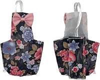 2 PCS Bird Diapers Flight Suite with Waterproof Inner Layer Pink&Balck Urine Wet Suit for Other Small Birds