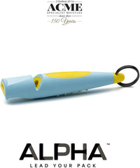 ACME Alpha 211.5 Professional Dog Training Whistle with Enhanced - Baby Blue on Yellow - image 3