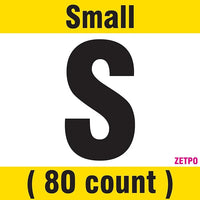 zetpo 80 pcs Cat Claw Covers | Cat Nail Caps | with Adhesives and Applicators (S, Black, White, Silver Glitter, 24k Gold Glitter)