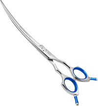 Curved Dog Grooming Scissors, Trimming Face and Paws. - Curved / 7.5"