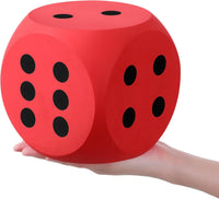 Shappy 6 Inch Foam Dice Big Dice Jumbo Large Cube, 1 Pc - Red / 2