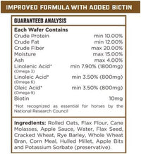 Majesty's Omega Wafers - Superior Horse/Equine Skin, Coat, and Immune Support Supplement - Omega 3, 6, 9, and Biotin (Regular, 2 Pack(120 Count Total))