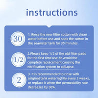 6 Pack of Aquarium Filters for Fish Tank Compatible with Marina Slim S10&S15&20 Replacement Filter Cartridge Activated Carbon bio-Zeolite Fish Tank Cotton Cartridge