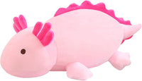 SQEQE Weighted Black Cat Plush - Pink-axolotl / Large(23.6 Inch)