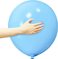 ASIYUHY Red Balloons 18 Inch 12 Pack Large Latex Party Balloons – Fun for Kids & Family - Light Blue Balloons