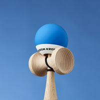 KROM kendama POP in black, beech wood skill toy with extra string and stickers - view 10
