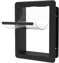 Hakuna Pets Essential Pet Door for Screens - Small / Black