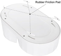 RIZZARI Automatic 7L Pet Waterer,Gravity Stainless Steel Water Dispenser, 100% BPA-Free, Large Capacity Water Feeder for Cats and Medium and Large-Sized Dogs (White,7L)