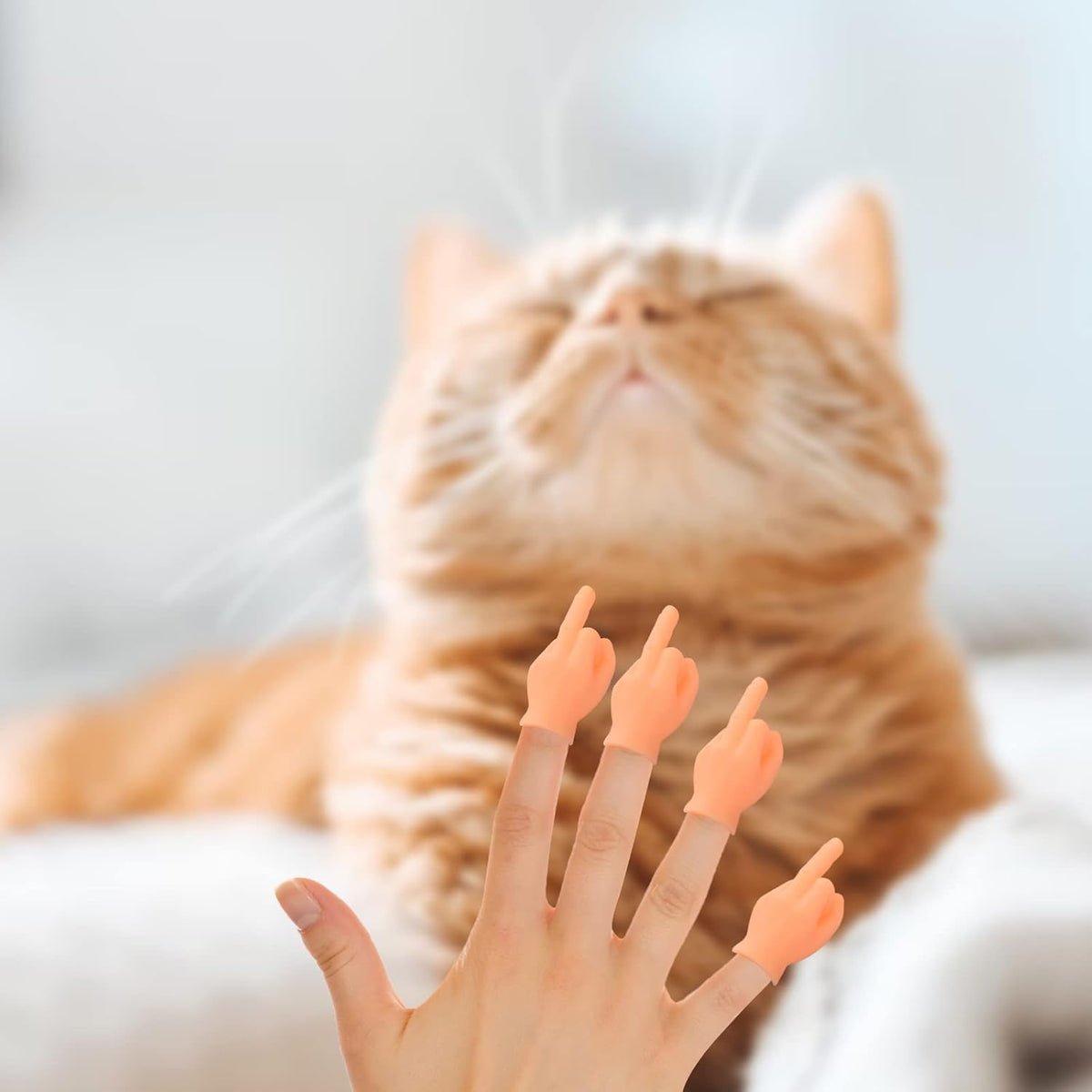 Tiny Hands for Fingers - 10 Pcs Cute Mini Hand Puppet Premium Rubber – Fun for Kids & Family - image 4