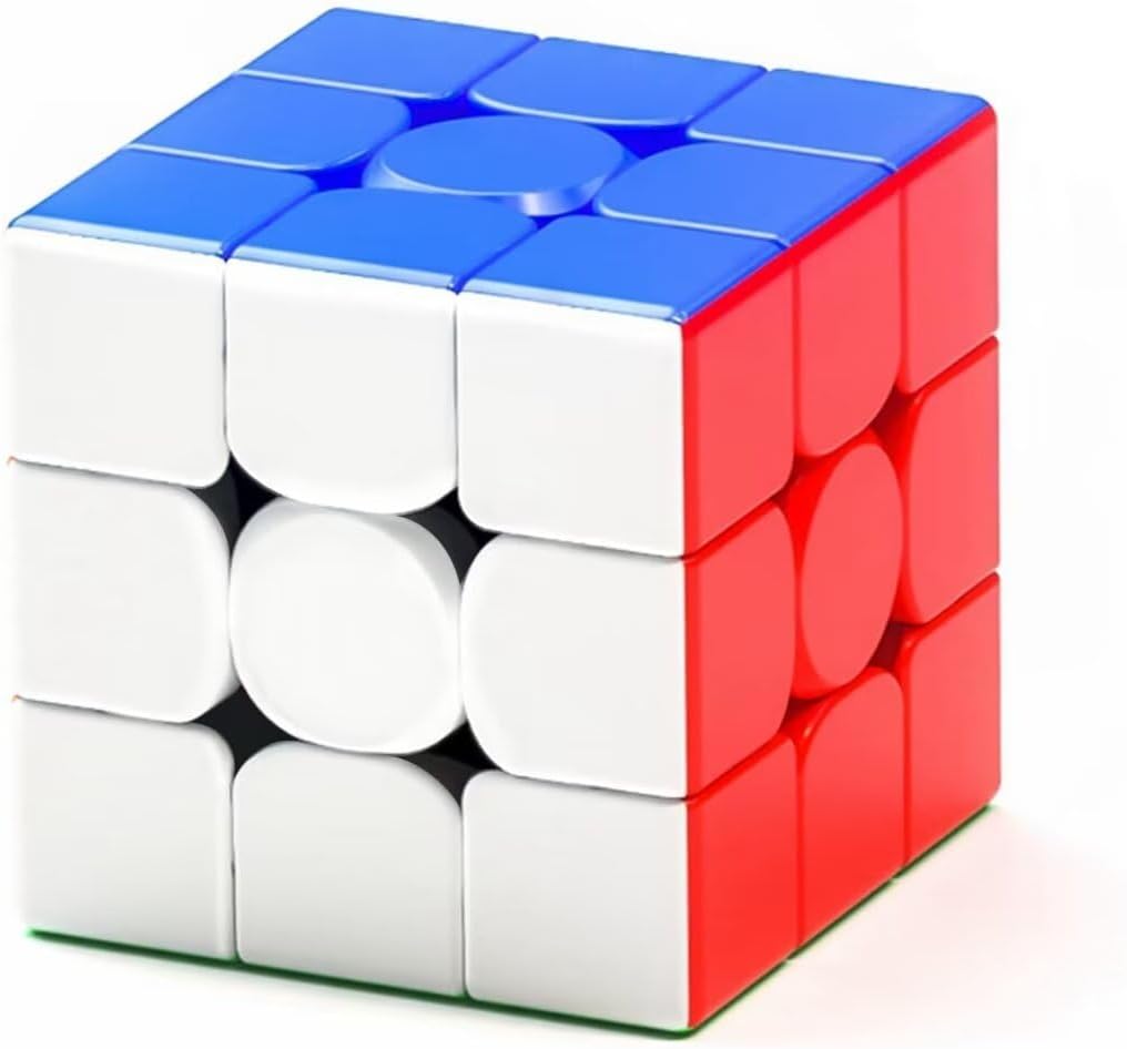3x3 Speed Cube Stickerless with Stand & Tutorial Toy Gift for Boys - Magnetic Speed Cube