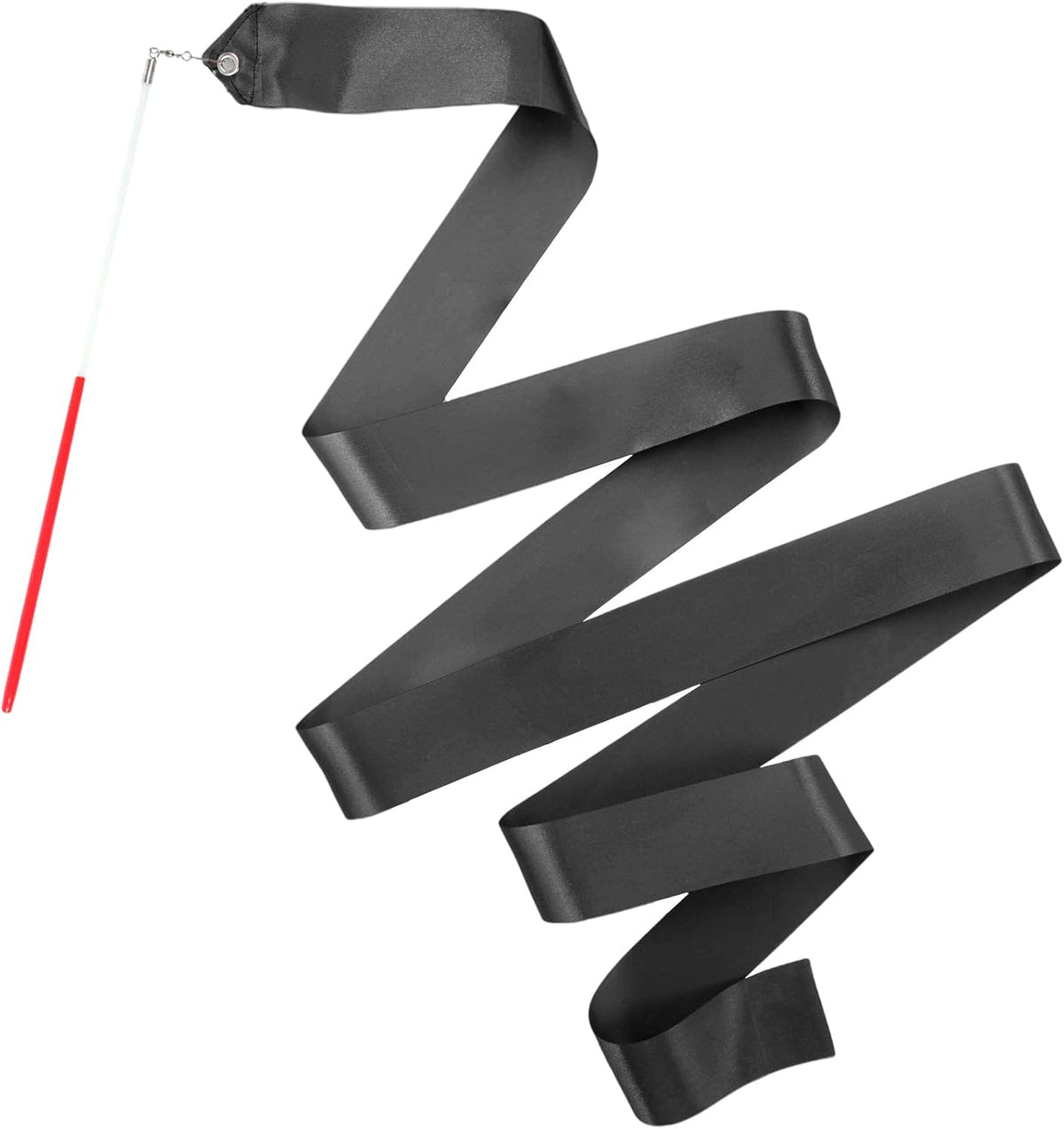 12PCS Red Dance Ribbons, Red Party Favors - Black 12PCS - image 2