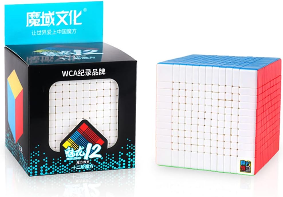 MoYu Meilong 9x9 stickerless speed cube, 74 mm puzzle with bright colored faces - view 2