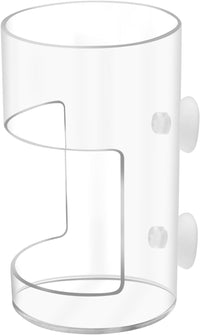 2Pcs Aquarium Fish Feeder Feeding Tray with Suction Cup - 2.Transparent