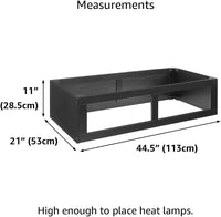 unipaws 110 Gallon Reptile Tank for Lizards - Black / Stacker for 110 Gallon Tank - image 3