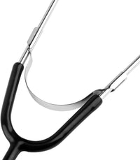 BinaryABC black toy stethoscope for kids doctor costume and pretend play - view 3