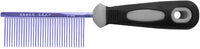 Resco Professional Anti-Static Dog, Cat, Pet Comb for Grooming, Steel Pins, Fine Tooth Spacing, Candy Blue