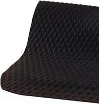 American Floor Mats Hog Heaven Premium 7/8" Black & Black Border 3' x 12' Nitrile Backed Anti-Fatigue Comfort Mat