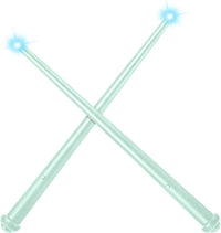 Gejoy 2 Pcs Magic Wand for Kid Light up with Sound - Light Green