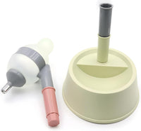 Pet Standing Water Dispenser Cat Dog Standing Bowl with Detachable - Grey-Green / Dispenser - image 3