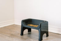 Fluff Trough Elevated Dog Bowl for Food - Small to Medium / Black - image 4