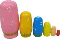 Konrisa set of six hand painted wooden unicorn nesting dolls - view 12