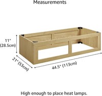 unipaws 110 Gallon Reptile Tank for Lizards - Nature / Stacker for 110 Gallon Tank - image 3