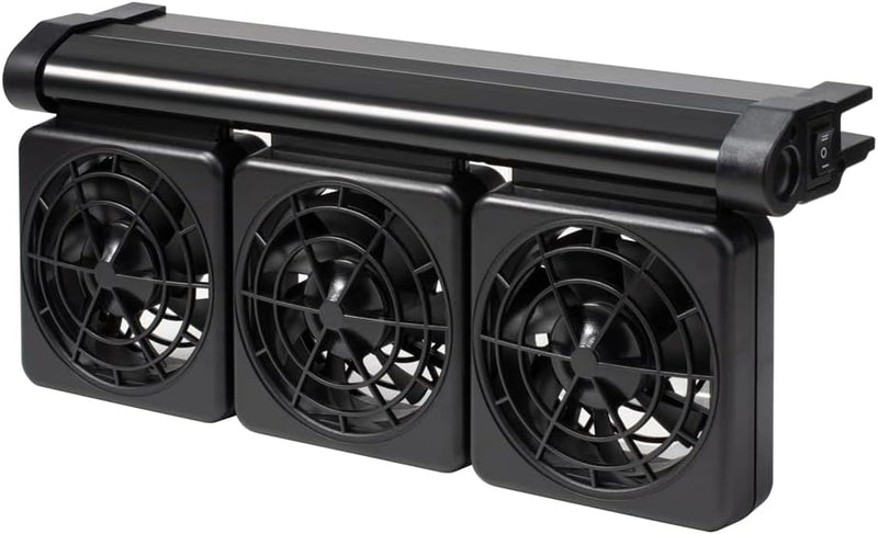DaToo 3 Fans Aquarium Chiller Fish Tank Fan Aquarium Cooling Fan - 3 Fans